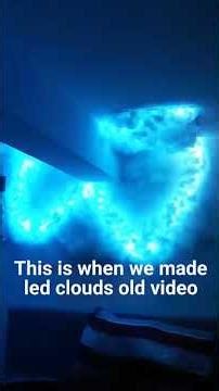LED Clouds DIY #throwback #shorts