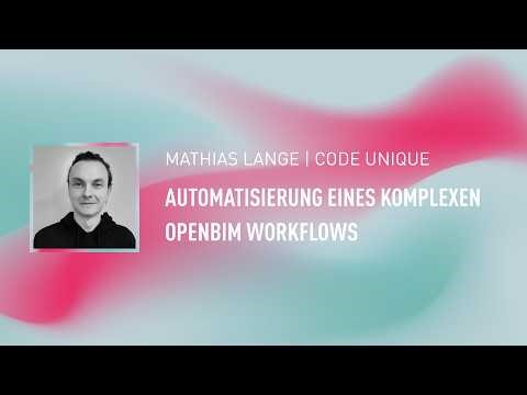 Automating a Complex OpenBIM Workflow with Vectorworks