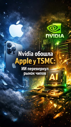 ИИ-гонка: Nvidia занимает первую позицию у TSMC