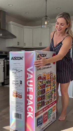 Airtight Food Containers for Meal Prep, Leftovers & Snacks