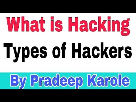 What is hacking in Hindi | Types of Hackers |