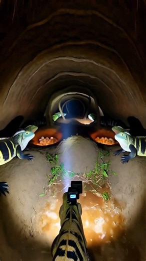 Iguana POV: Inside a Hidden Underground Iguana Nest 🦎 | Micro Camera Exploration