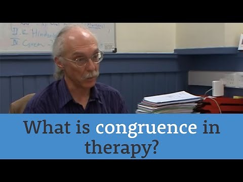 What is congruence in therapy?