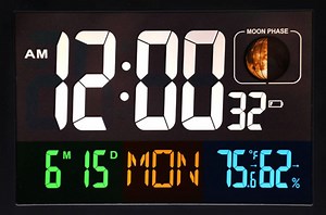 [Hot Item] Custom Alarm Clock, Clock Display, Screen Printing, 7-Segment LCD Display