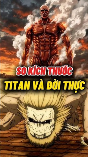 How Massive Are the Titans Really? #anime #attackontitan #aot #shorts