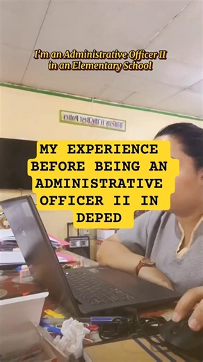 Cashier, Secretary and Officer-In-Charge, I've come along way #administrativeservices #deped
