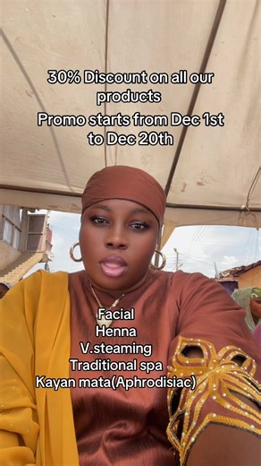 End of Year Promo: 30% Discount on Spa Products