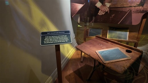 3.6K views · 55 reactions | Walt Disney’s second grade desk on display at Walt Disney Presents exhibit at Disney Hollywood Studios in Orlando, Florida. | Freyzel Productions | Facebook