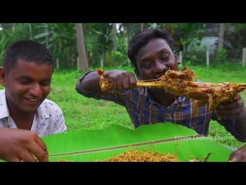 INSIDE MUTTON BIRYANI | Full Goat Mutton Cooking with Stuffed Biryani | Mutton Inside Biryani Recipe