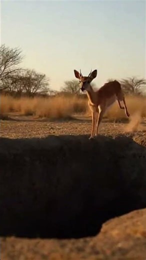 deer vs lion😱🤔