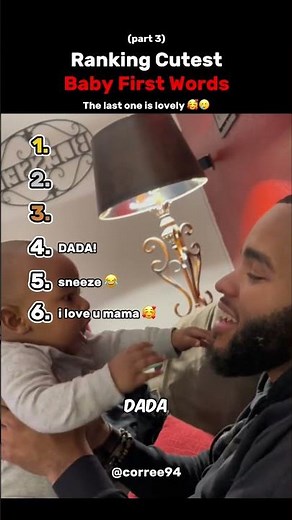 Ranking The Top 6 Cutest Baby First Words (Part 3)