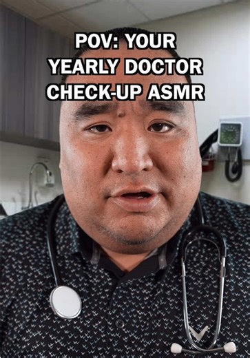 It’s time for your annual check-up with Dr. Matty. Let’s do this! #asmr #asmrvideo #fyp