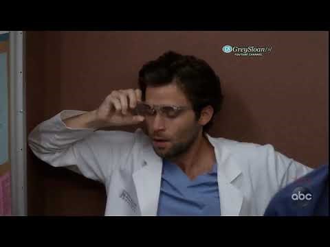 Grey’s Anatomy 15x06 Intern Schmitt and Dr Nico Kiss