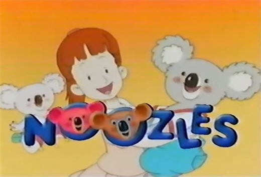 We Don’t Wanna Grow Up Podcast on Instagram: "Noozles first aired in Japan in 1984, and a few years later, an English-dubbed version made its way to the U.S., becoming a part of the Nick Jr. lineup from 1988 to 1993! 🐨🩵🩷"