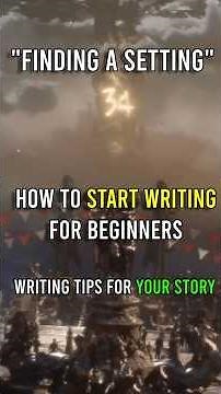 How to Start Writing | Finding A Setting #worldbuilding #writingtips #writing