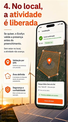 Como controlar inspeções em usinas solares e parques eólicos pelo celular