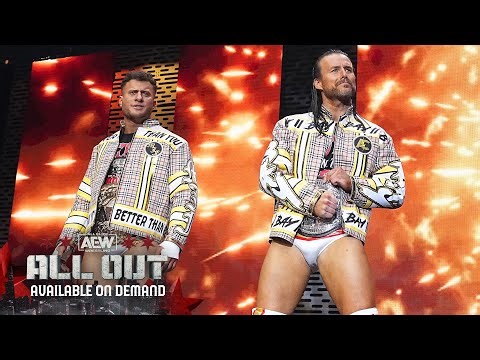 MJF and Adam Cole's Entrance at All Out 2023 #BetterThanYouBayBay