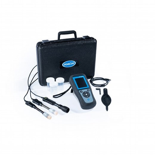 HQ4300 Portable Multi-Meter with Gel pH, Conductivity, and Dissolved Oxygen Electrode, 1 m Cables