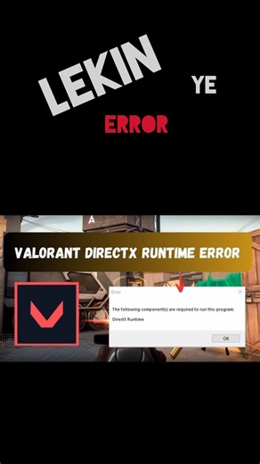 valorant direct x problem fix ✅ #shorts