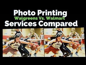 Photo Printing Services - Walmart Vs. Walgreens- Round 1 of 2