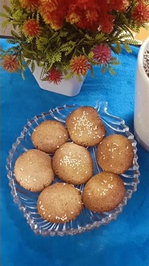 No Maida Air Fryer Biscuits 🍪 | Healthy Suji Biscuit Recipe#food #shorts