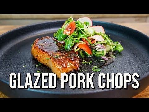 Glazed Pork Chops | Garlic Honey | How To Recipe
