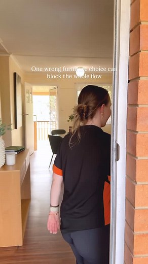 With its solid brick charm and leafy outlooks, this home called for styling that felt warm, cohesive, and inviting. We kept the layout open and easy to navigate by using a round glass dining table - softening the space and allowing the natural flow out to the deck to shine. A solid piece would’ve blocked that connection, so we chose something that works with the home, not against it. | Foxy Home Staging