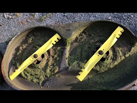 Yard Machines Change Blades | How To Change Blades On Riding Mower | Change Mower Blades