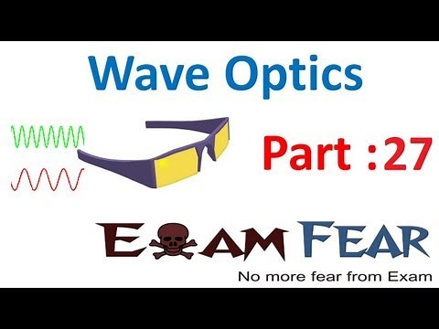 Physics Wave Optics part 27 (Polarizing & unpolarized light wave) CBSE class 12