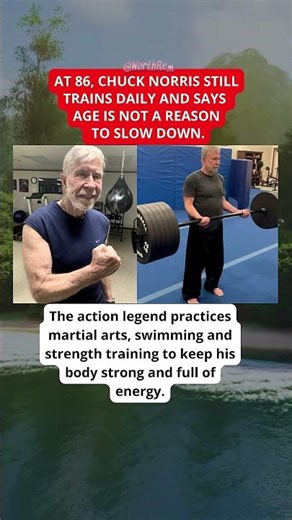 FIT AT 86: Chuck Norris Still Trains Every Day