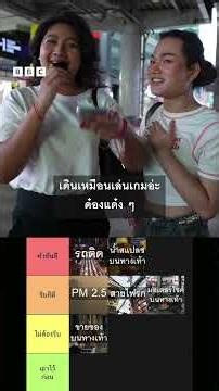 ฟัง Gen Z จัดเทียร์ลิสต์แก้ปัญหาใน กทม. - BBC News ไทย #bbcthai #news