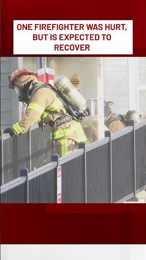 Building COLLAPSES During Massive Fire — Firefighters Sprint to Safety