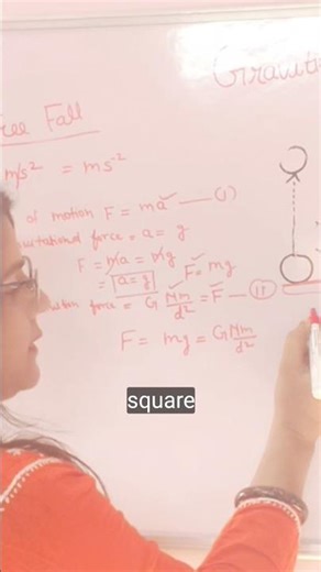 What is FREE FALL in Physics Class 9 Science #shorts