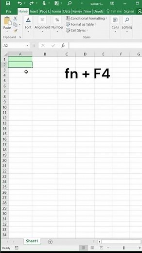 Repeat Any Action in Excel with One Key