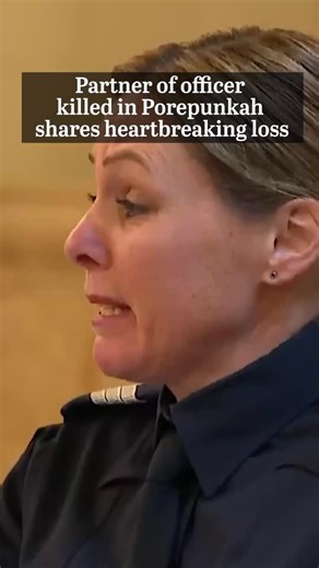 279K views · 10K reactions | Detective Leading Senior Constable Neal Thompson’s partner of six years, fellow police officer Lisa Thompson, lead the tributes to the slain officer. Hundreds gathered for the funeral of Thompson, who was on the cusp of retirement when he was killed on duty. Follow our coverage at the link in bio. Photo: AAP #porepunkah | The Age | Facebook