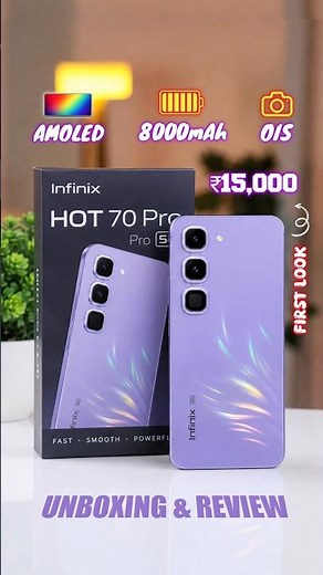 INFNIX HOT 70 PRO first look 🤯 Infinix hot 70 pro unboxing & review ⚡ price and launched date