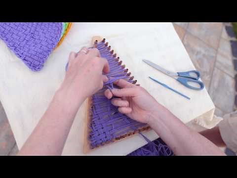 How to Weave a Triangle with the Kindred Banner Loom