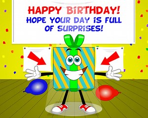 Teasing present - Birthday - send free eCards from 123cards.com