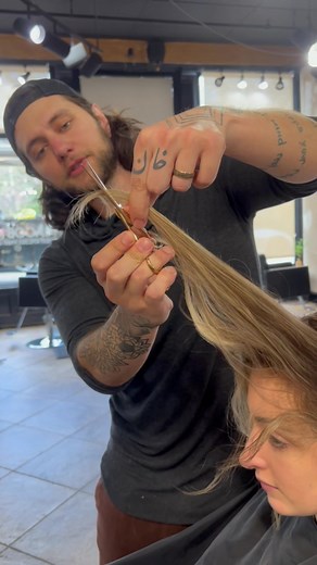 Balancing some waves for this guest. #FancyHairdressers #ForYouPage #FYP #hairtok