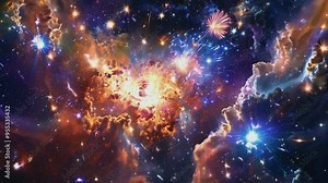 Cosmic Fireworks Display