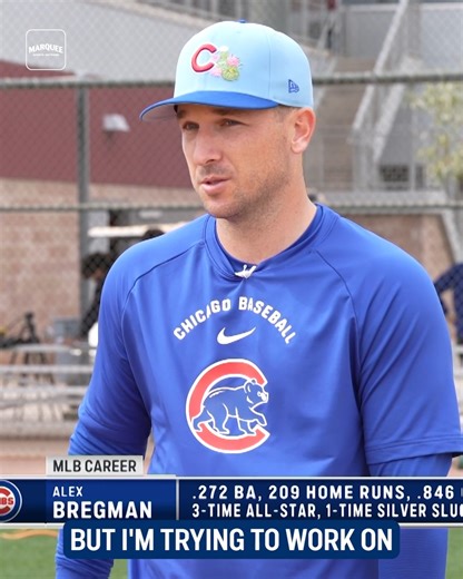 Breaking down Alex Bregman's hitting routine and swing mechanics 👏 Catch the full demo tonight at 6pm on Cubs All Access: http://urlgeni.us/MarqueeHome | Marquee Sports Network