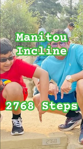 Manitou spring incline trail #manitousprings #manitouincline #coloradosprings #colorado #hiking