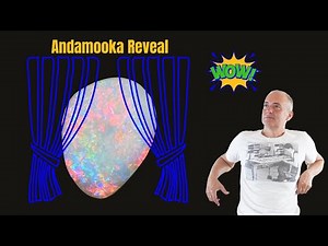 Unveiling the Enchanting Opal Patterns of Andamooka Crystal