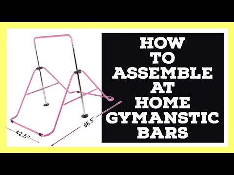 How To ASSEMBLE Gymnastic Bars for Kids from AMAZON