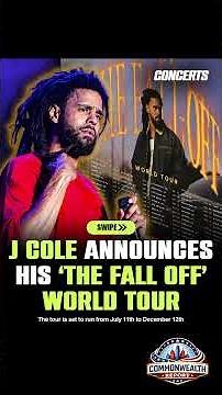 J. Cole Announces “The Fall-Off Tour” 2026 🌍 Full Dates, Cities & Ticket Info REVEALED! #jcole