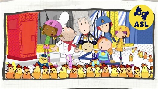Peg   Cat - The Arch Villain Problem/The Straight and Narrow Problem (ASL) Video | PBS KIDS