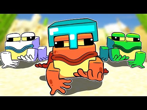 Minecraft Frog Walk (Animation)