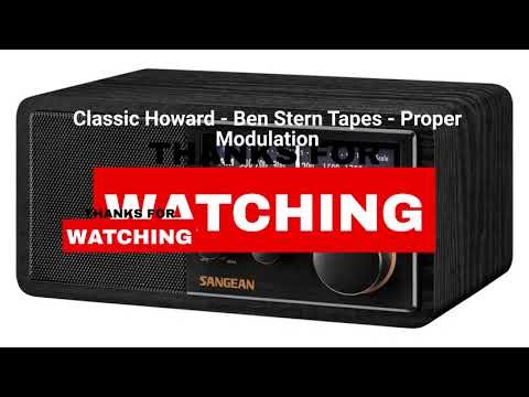 Classic Howard Stern - The Ben Stern Tapes - Proper Modulation