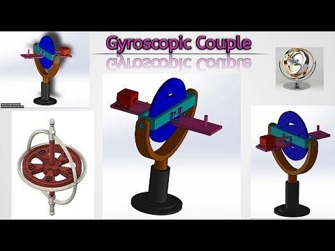 Principle of #Gyroscopic Couple | and it's Effect | Aeroplane | Ships | Animation |SolidWorks |