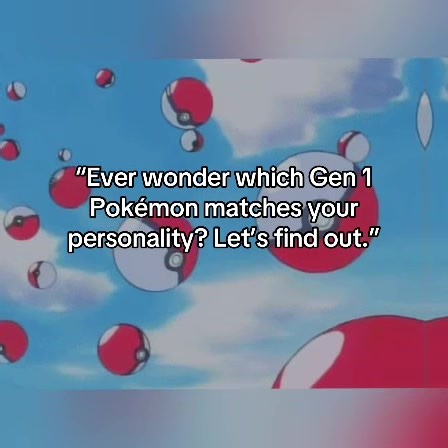 Discover Your Pokémon Personality Match!